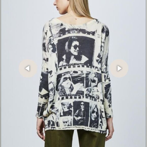 PRINTED ARTWORKS cashmere blend sweater Jackie O - Picture 8 of 9